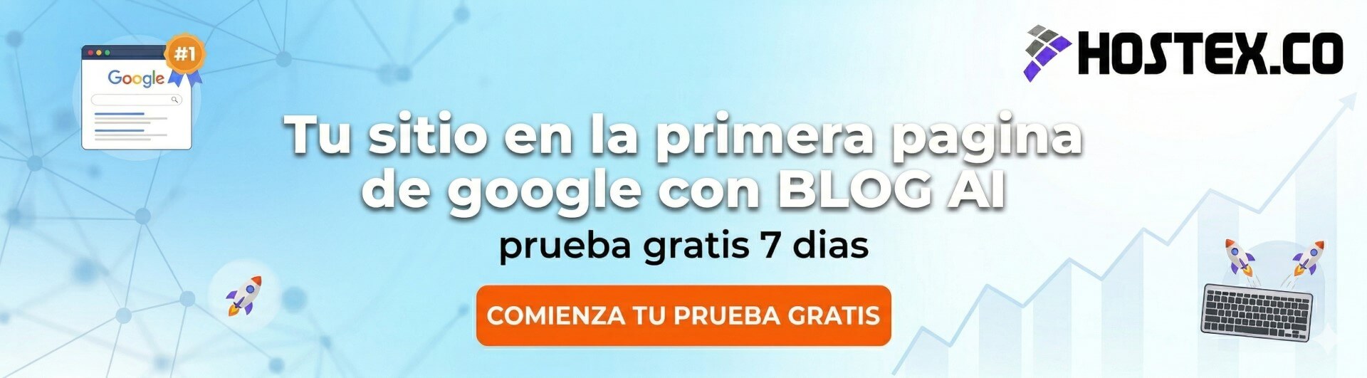 Blog AI por Hostex.co — herramienta para crear contenido optimizado con inteligencia artificial